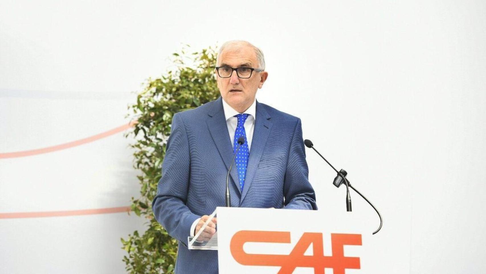 Andrés Arizkorreta, presidente de CAF.