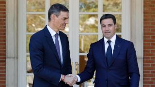 Pedro Sánchez e Imanol Pradales este viernes en La Moncloa.