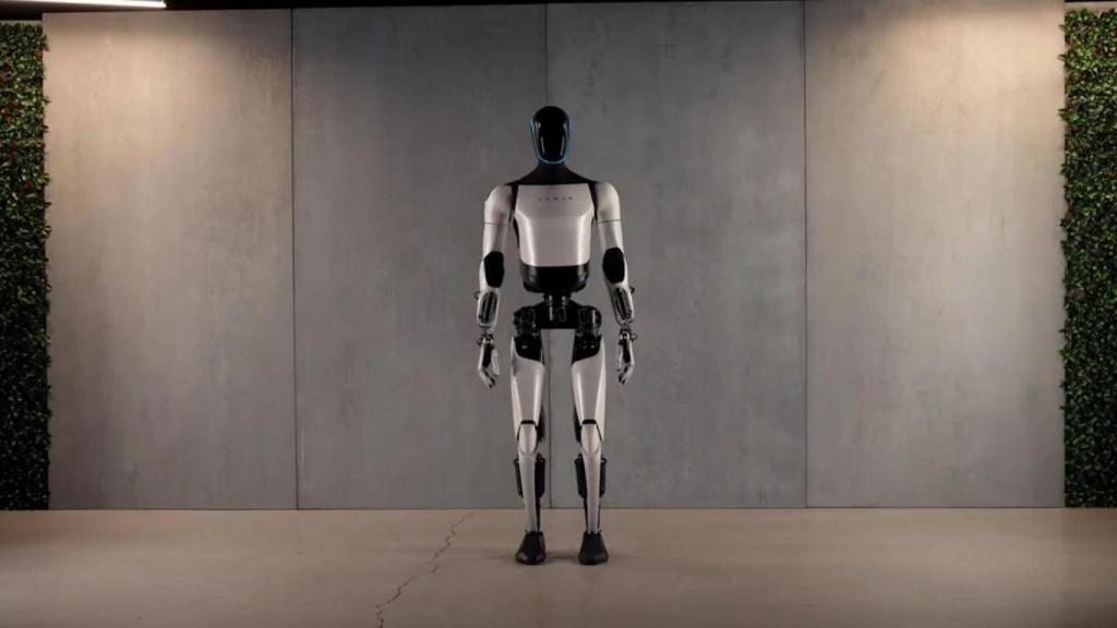 Robot humanoide de Tesla Bot.