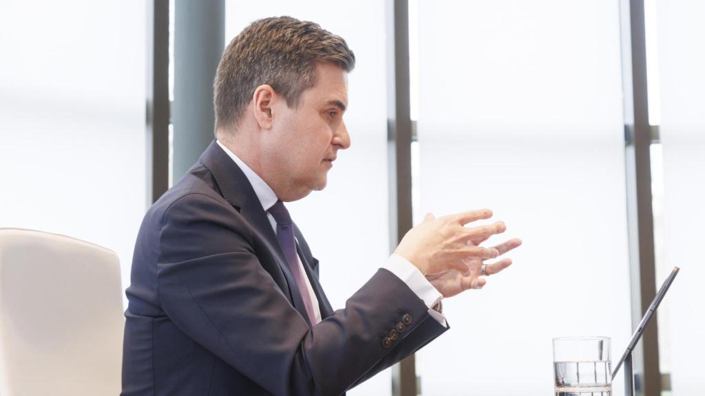 El consejero de Industria, Transición Energética y Sostenibilidad, Mikel Jauregi, en su entrevista a Crónica Vasca