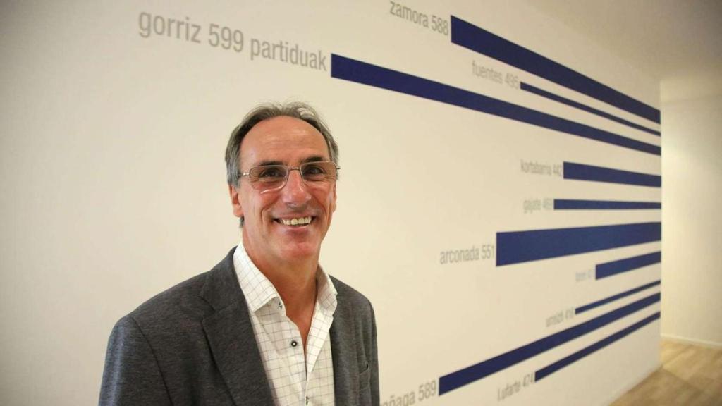 Alberto Górriz, en las instalaciones de Zubieta.