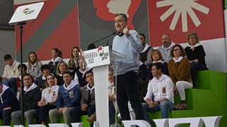 Aitor Esteban en el Aberri Eguna