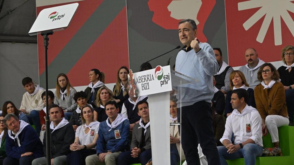 Aitor Esteban en el Aberri Eguna