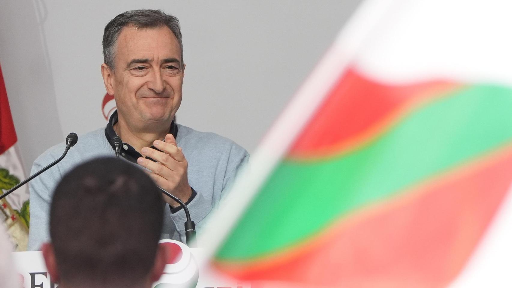 Aitor Esteban, presidente del PNV, en el Aberri Eguna de 2026.