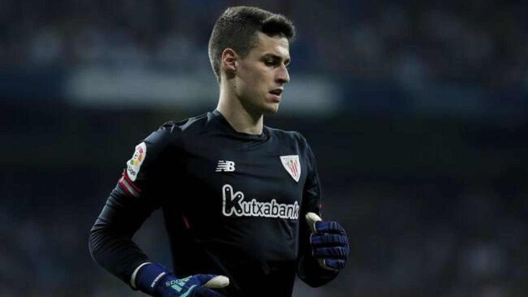 Kepa Arrizabalaga, durante su etapa en el Athletic Club.