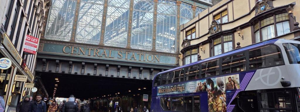 Es la estación más concurrida de Escocia