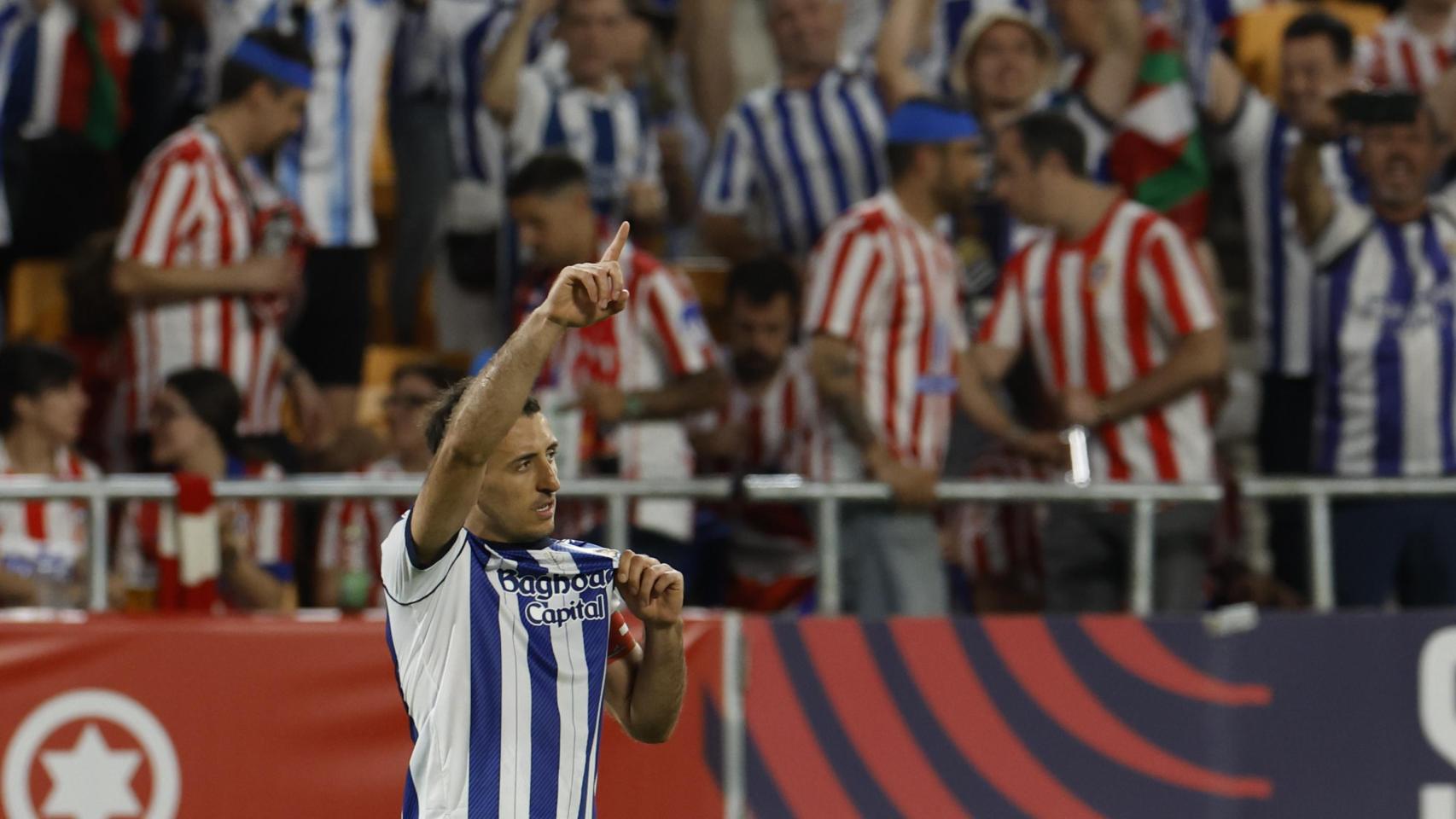El delantero de la Real Sociedad, Mikel Oyarzabal