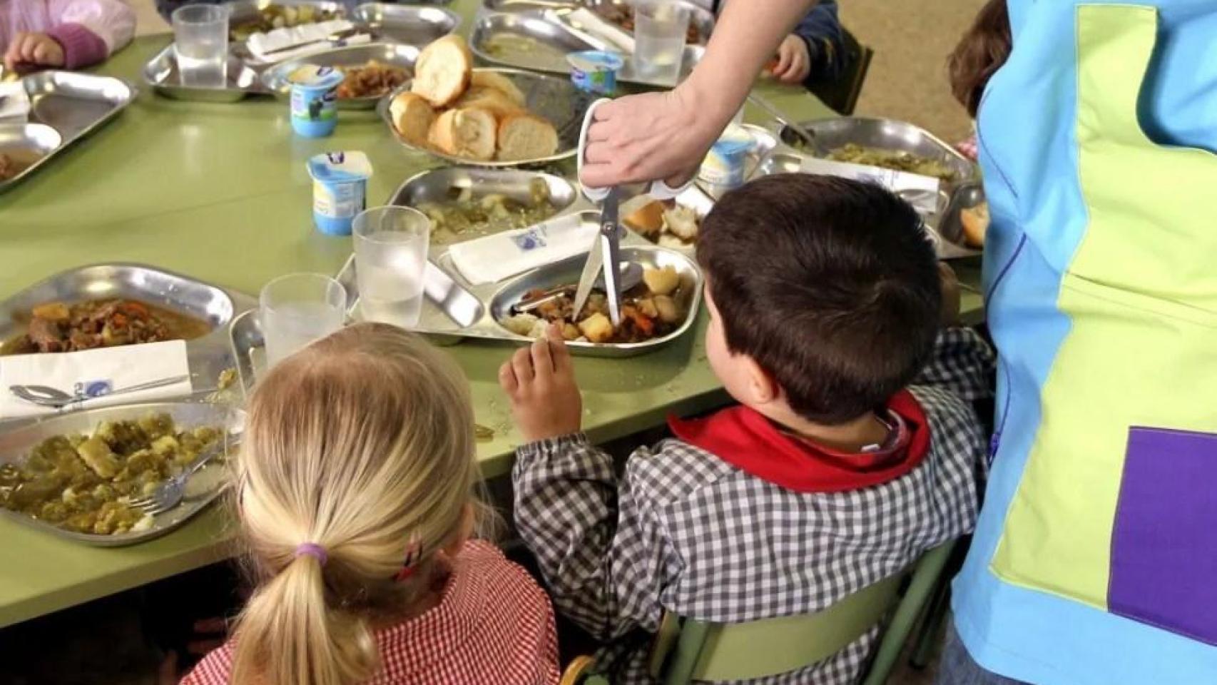 Imagen de archivo de un comedor escolar