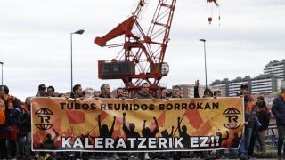 Manifestación de Tubos Reunidos en Bilbao - Imagen de Archivo