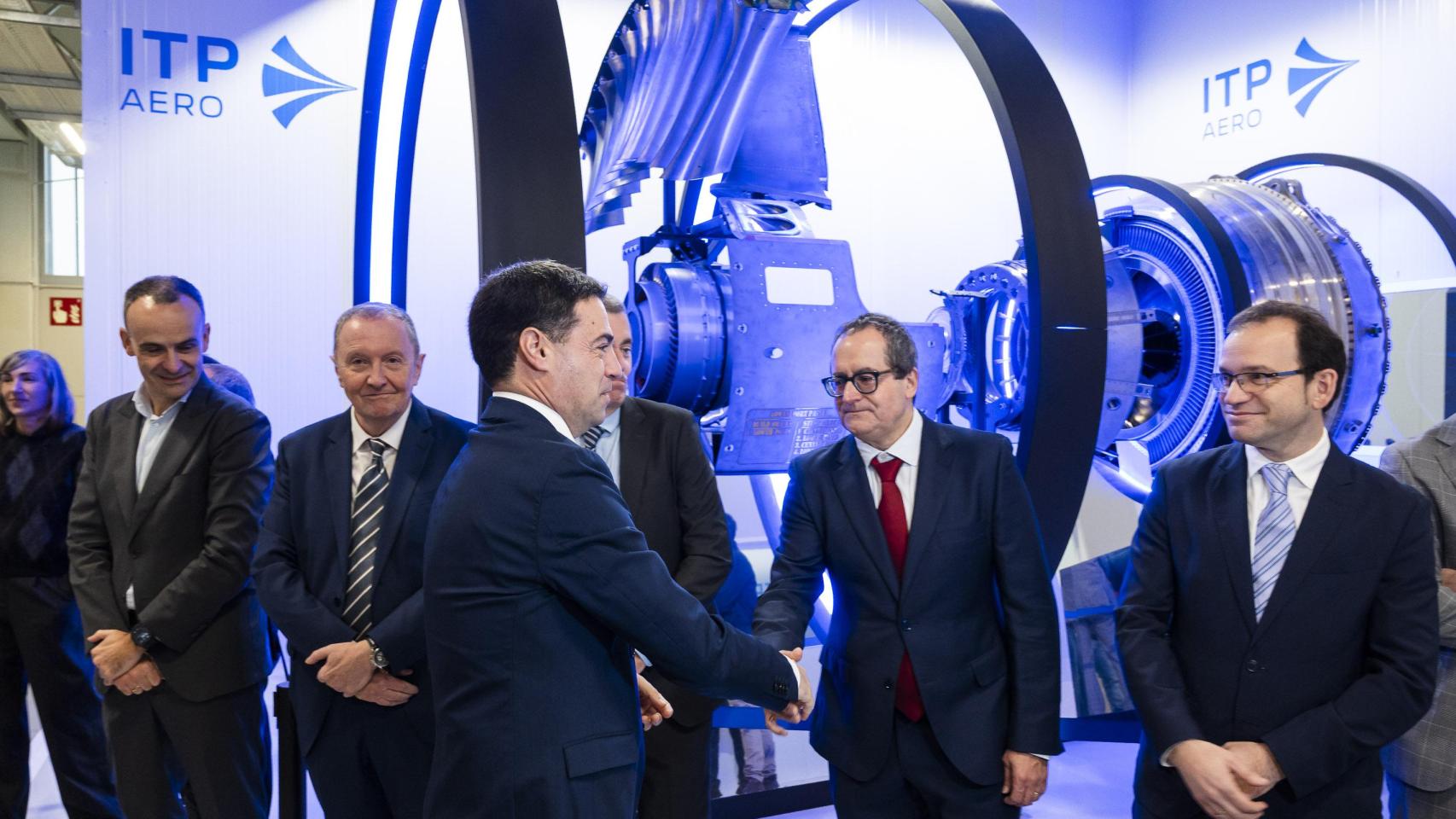 Imanol Pradales en la presentación del primer programa del plan industrial en ITP Aero / Irekia