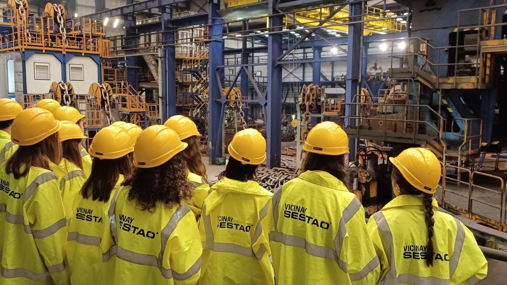 Visita de estudiantes a Vicinay Sestao / Linkedin