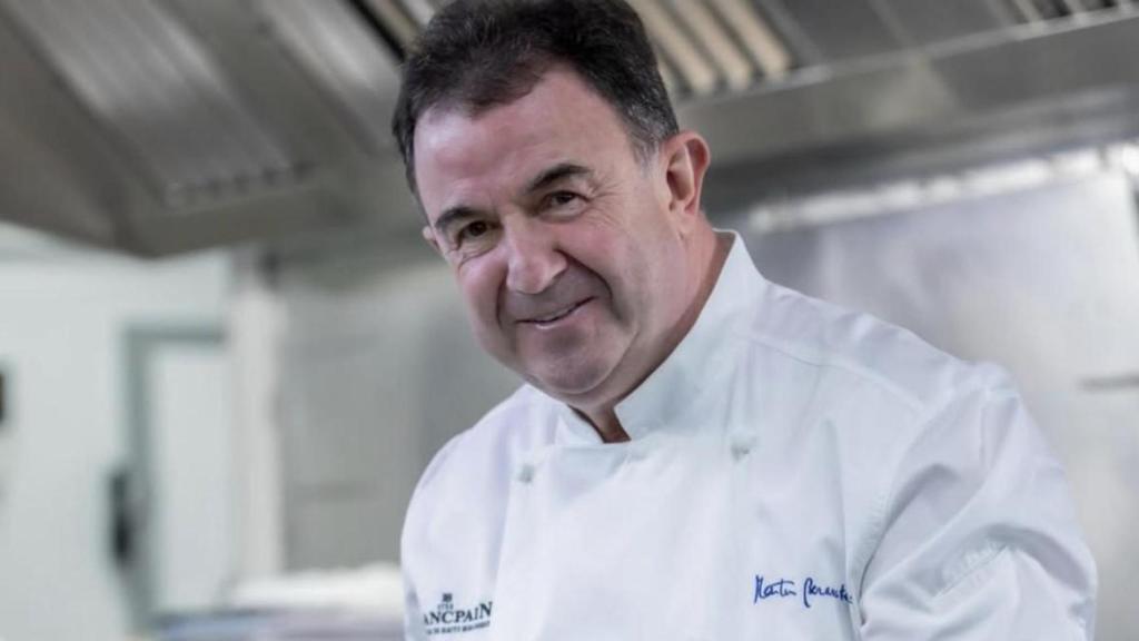 El chef Martín Berasategui.