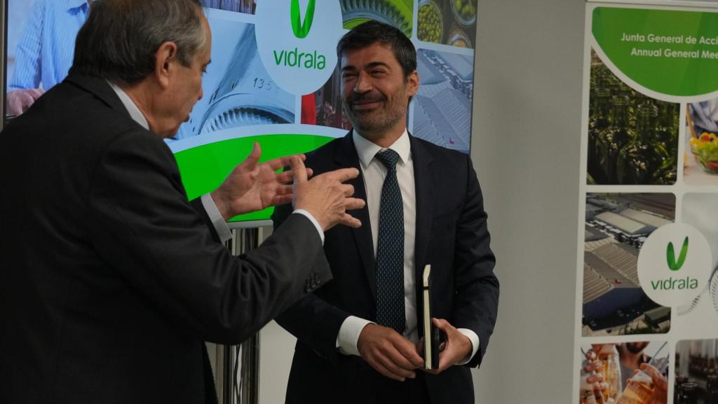 Carlos Delclaux y Raúl Gómez, de Vidrala / H. Bilbao Europa Press