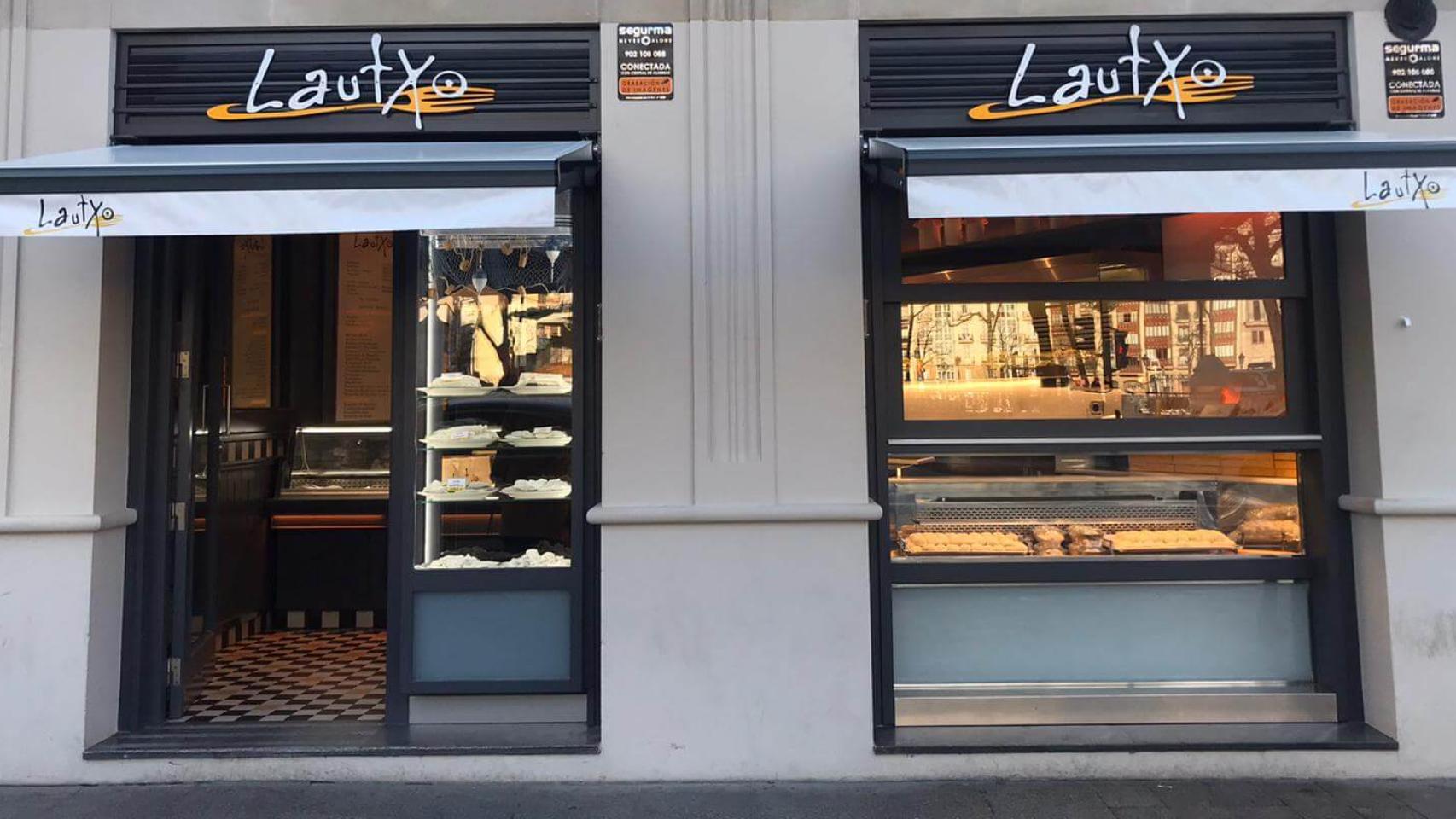 Fachada de una tienda Lautxo / cascoviejobilbao.eus