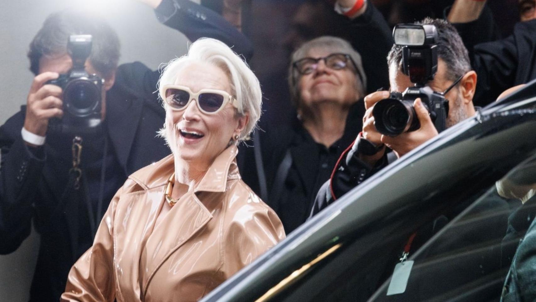 Meryl Streep en el rodaje de 'El diablo viste de Prada 2' / ITALY PHOTO PRESS / ZUMA PRESS / CONTACTOPHOTO