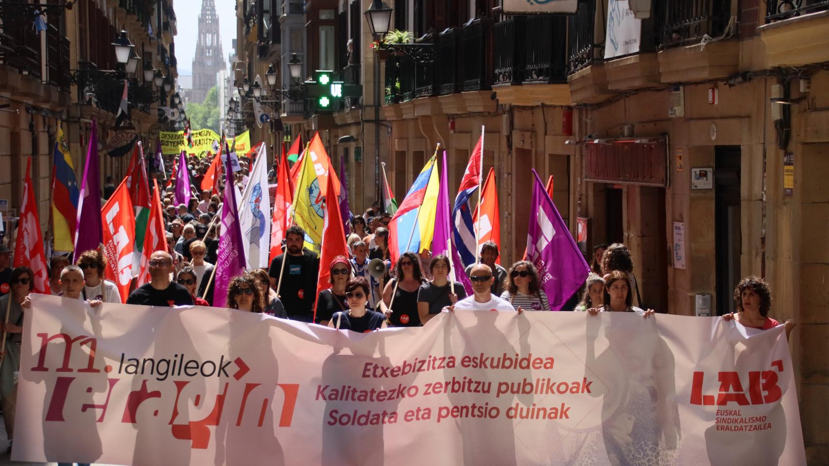 Movilización de LAB en el Primero de Mayo / Europa Press