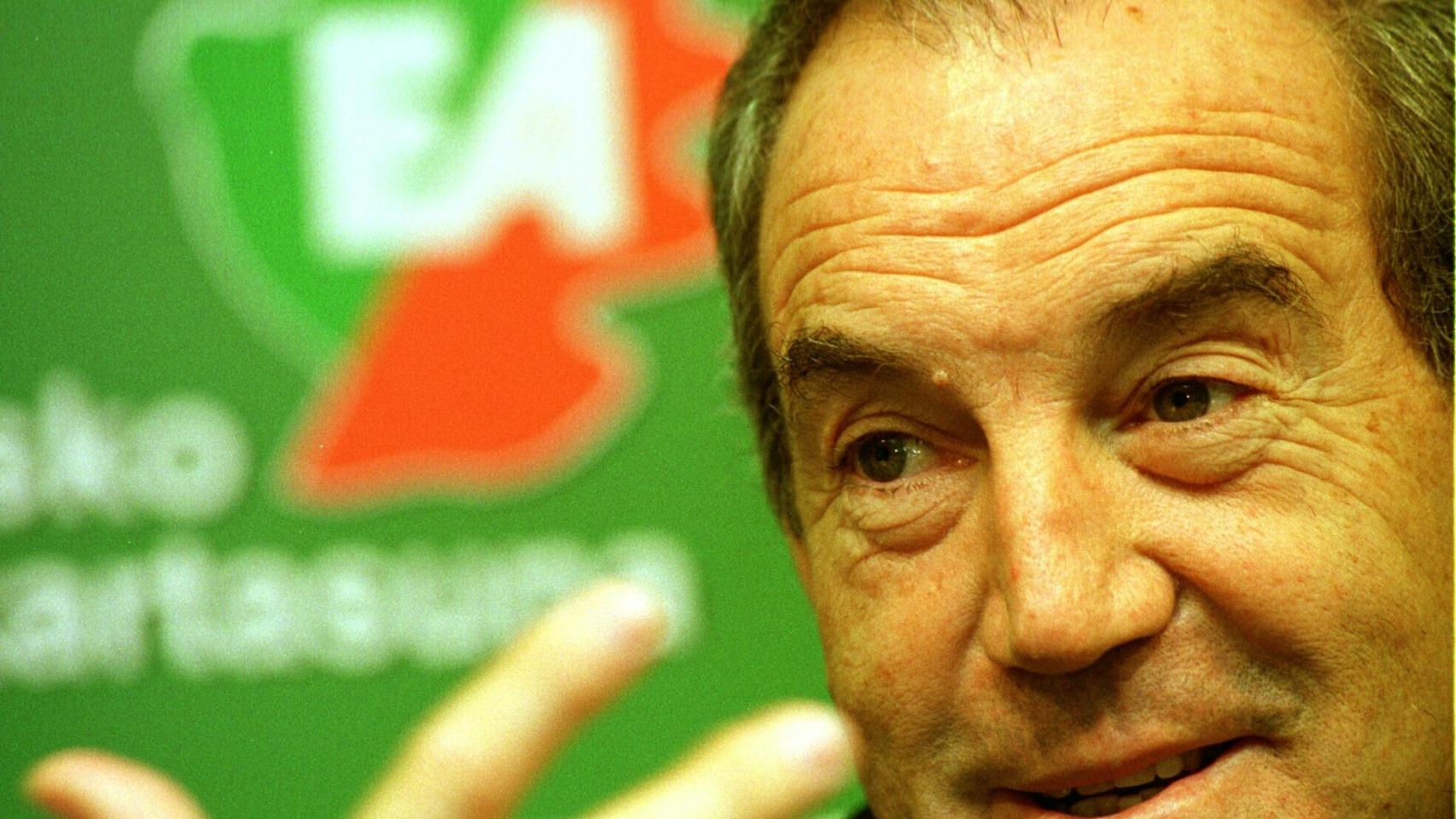 El expresidente Carlos Garaikoetxea de Eusko Alkaratsuna en una imagen de archivo