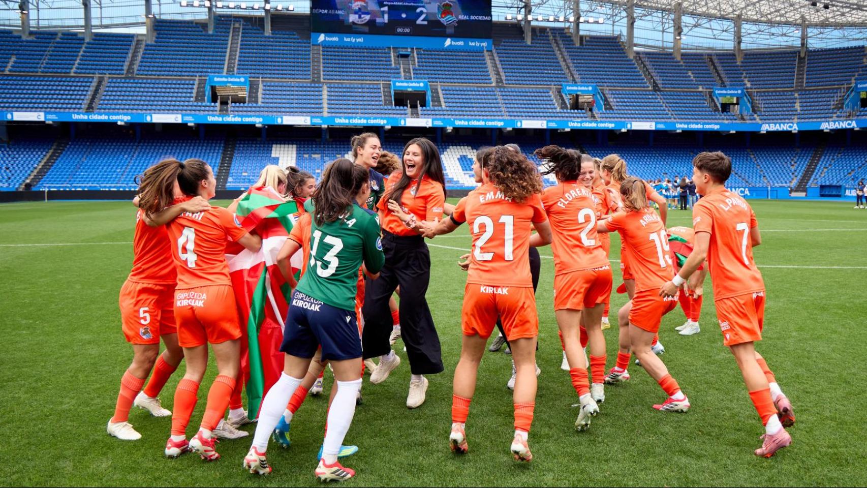 La Real Sociedad Femenina certifica su clasificación para la previa de la Women's Champions League.