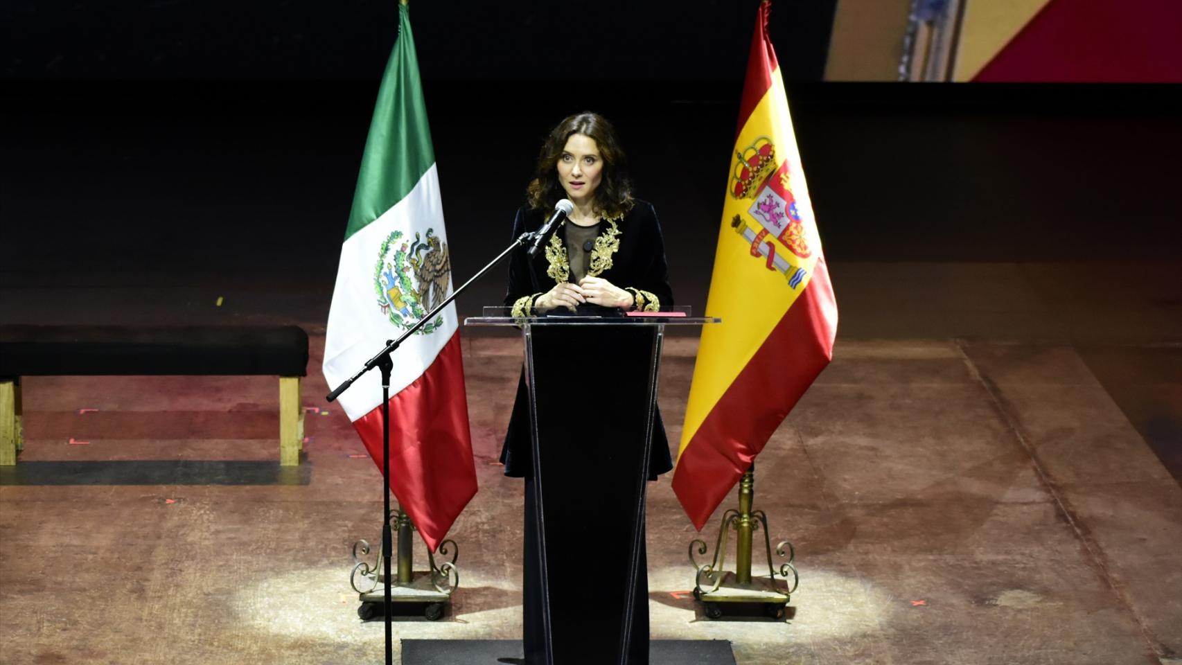 La presidenta de la Comunidad de Madrid, Isabel Díaz Ayudo, en su visita a Mexico