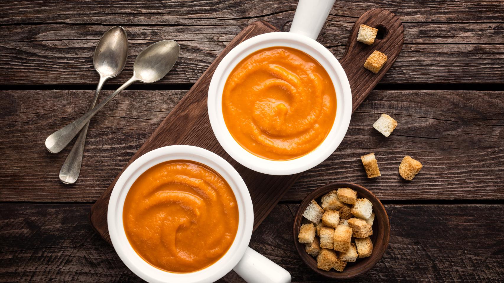 Puré de calabaza. 