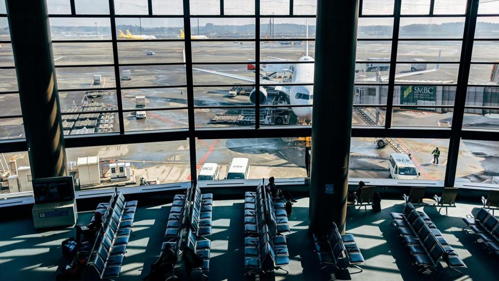 Imagen de un aeropuerto.