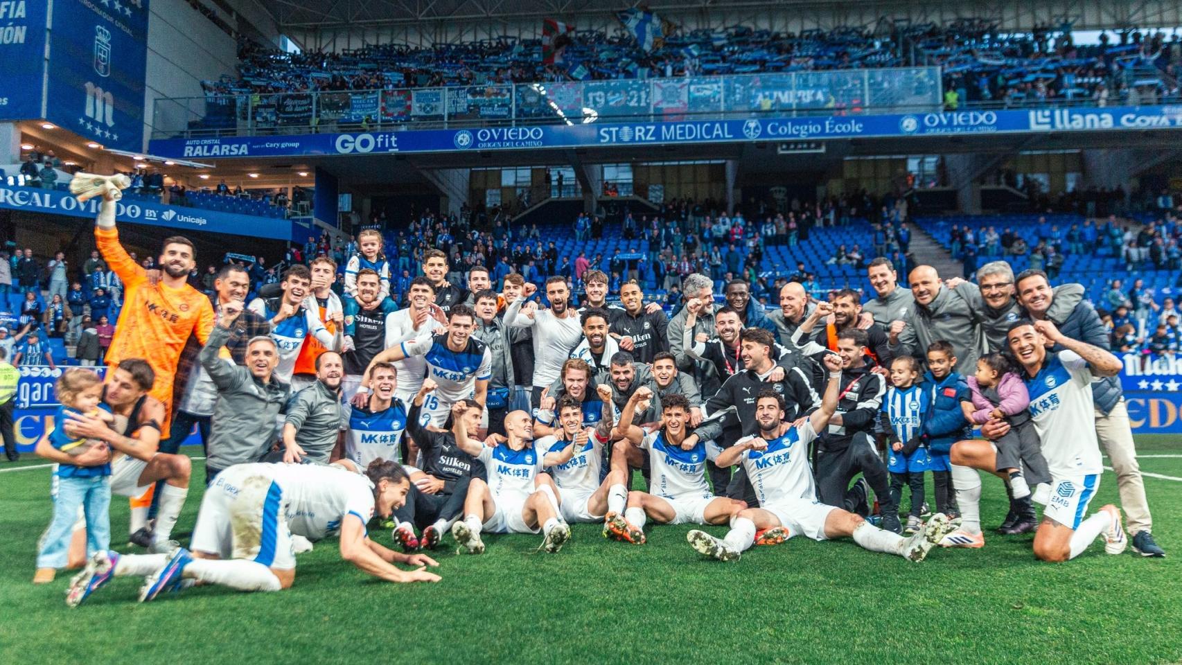 El Alavés certifica la permanencia en Oviedo