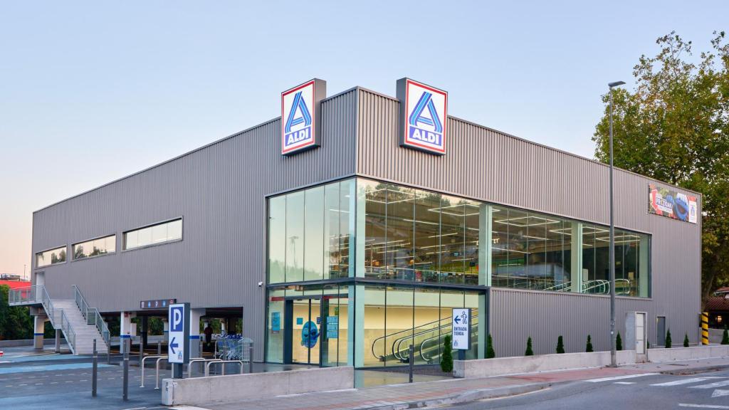 Supermercado ALDI situado en la localidad vizcaína de Berango.