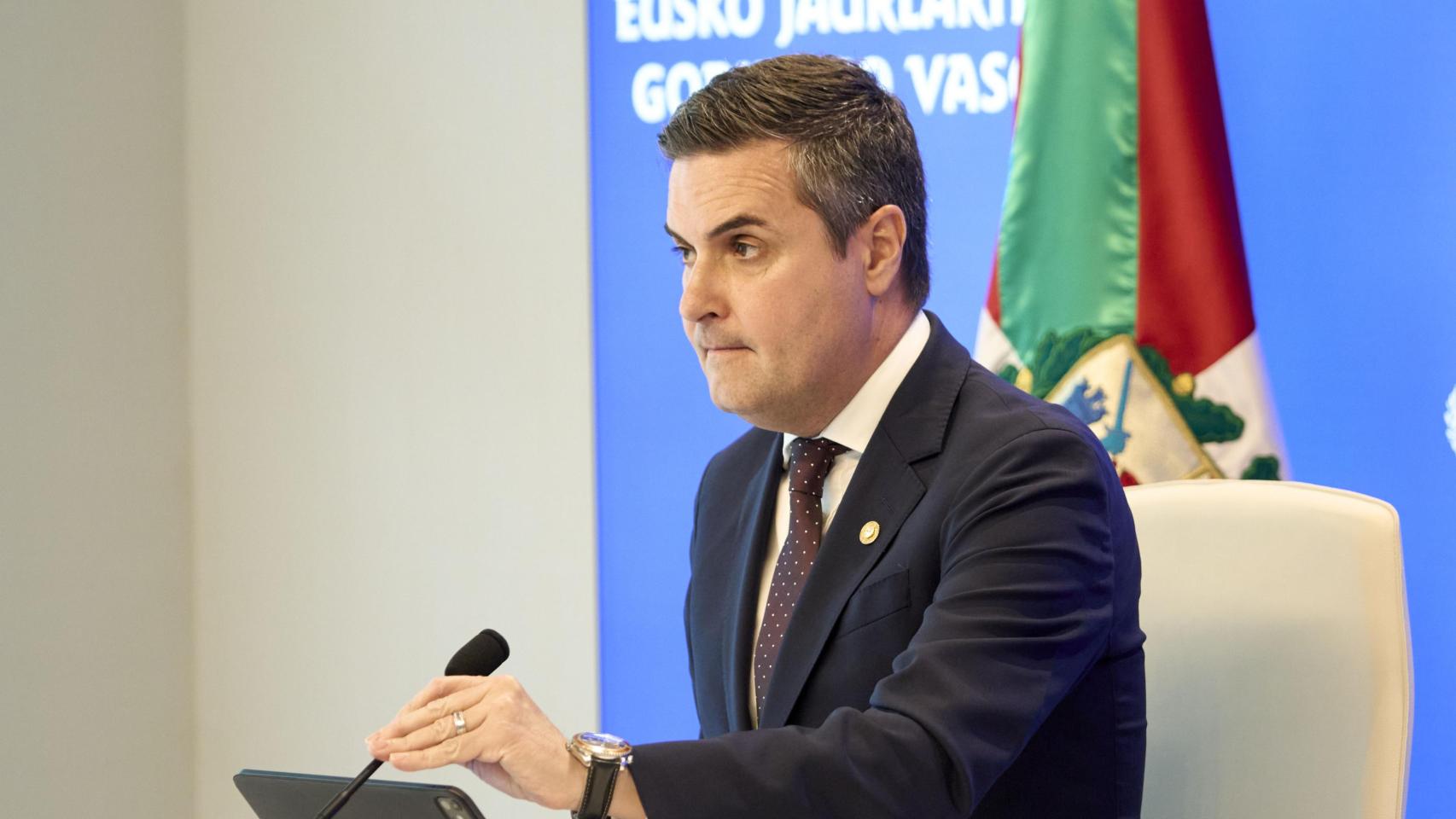 El consejero de Industria, Transición Energética y Sostenibilidad, Mikel Jauregi