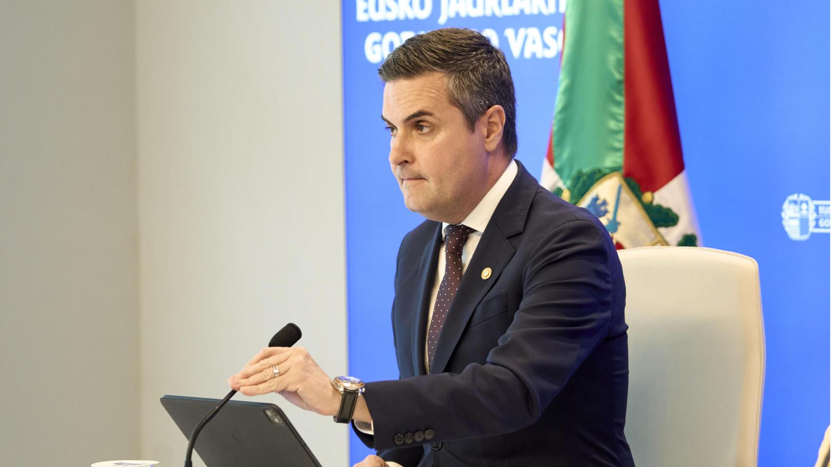 El consejero de Industria, Transición Energética y Sostenibilidad, Mikel Jauregi