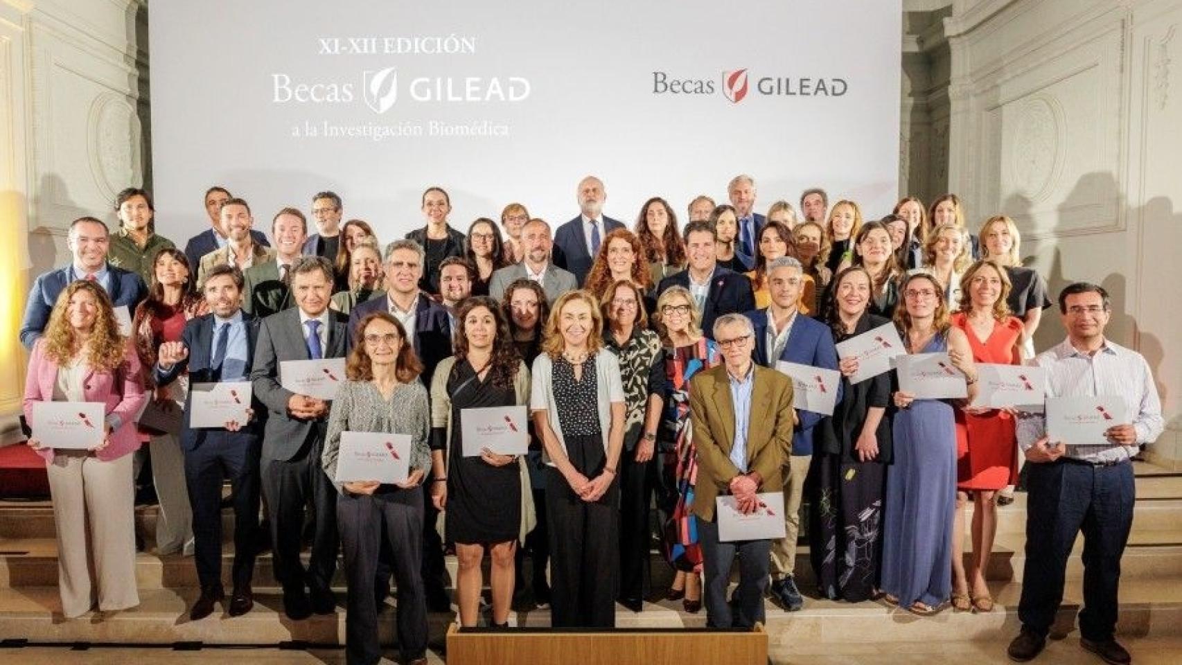 Beneficiados por la XI y XII edición de las Becas Gilead a la Investigación Biomédica