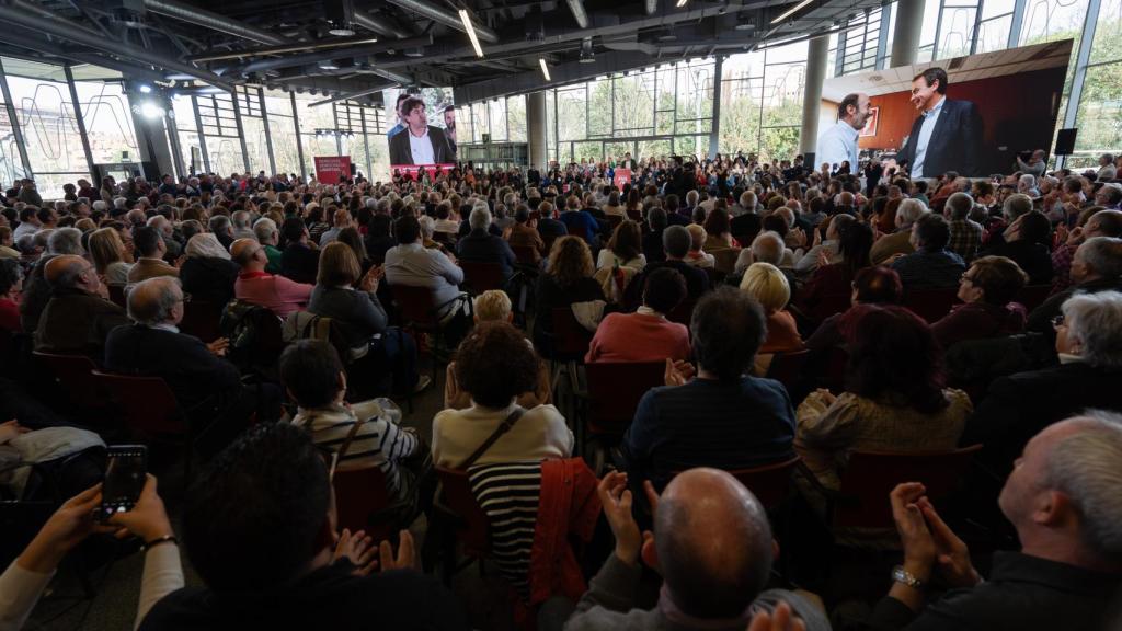 Acto de homenaje a Zapatero en Bilbao.