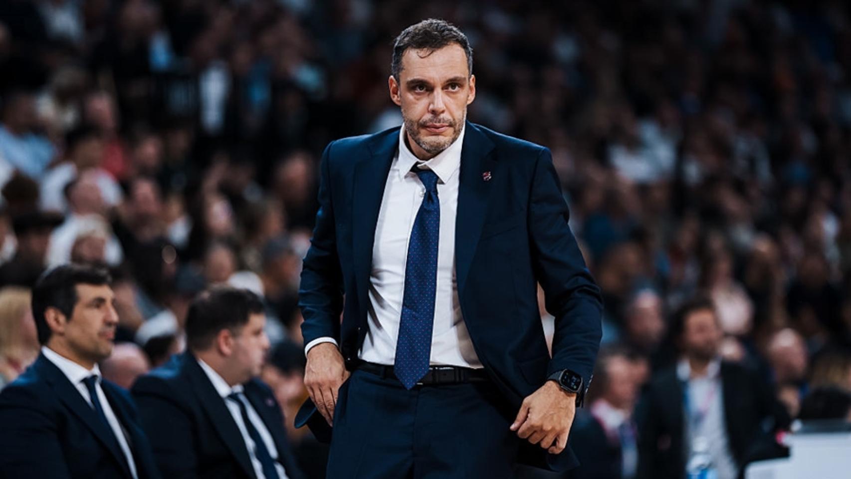 Paolo Galbiati, técnico del Baskonia.