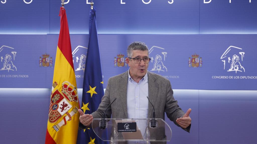 El portavoz del PSOE en el Congreso, Patxi López