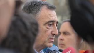 El presidente del PNV, Aitor Esteban, en la imagen, donde ha afirmado este jueves que la legislatura ha llegado a su fin y el interés general demanda la convocatoria de elecciones generales este año.
