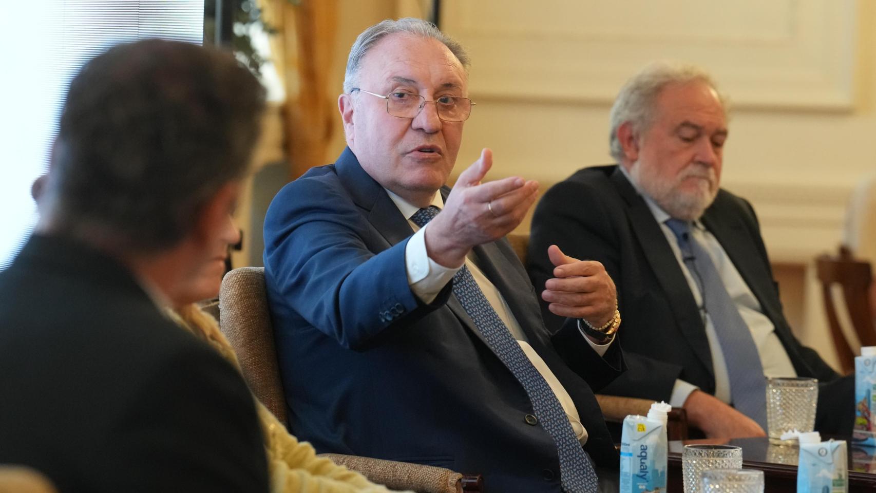 El presidente de Sidenor, Mirai y Talgo, José Antonio Jainaga, durante el foro ‘La energía eléctrica que Euskadi necesita’, en el hotel Carlton, a 28 de mayo de 2026, en Bilbao, Vizcaya, País Vasco (España).