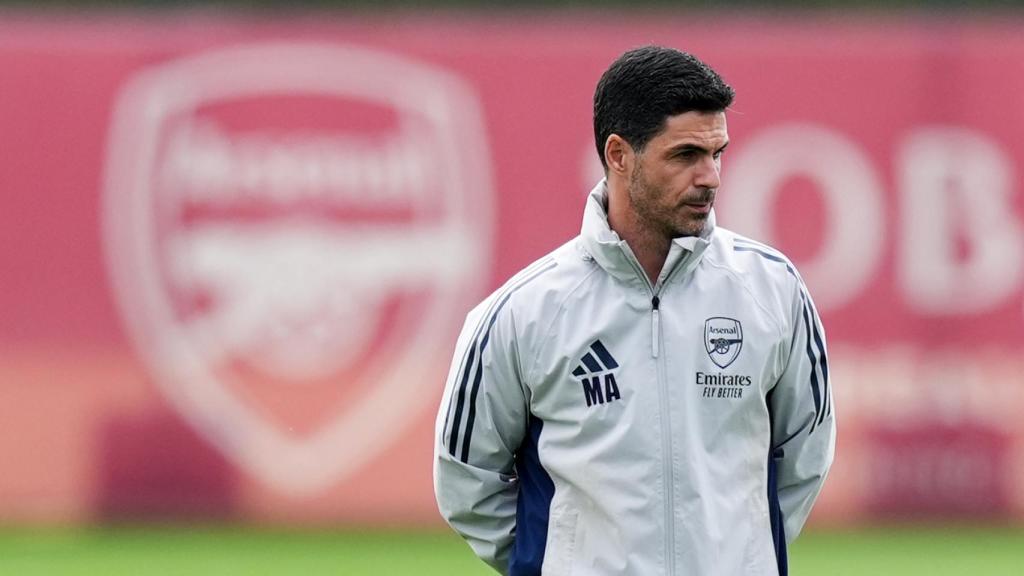 Mikel Arteta, entrenador del Arsenal.
