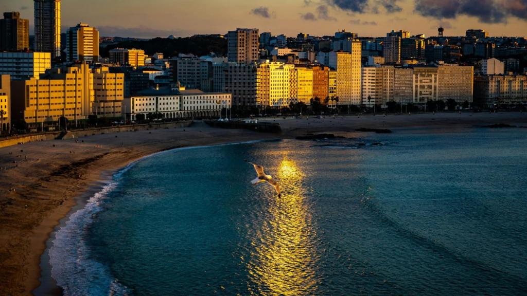 Vista panorámica de La Coruña