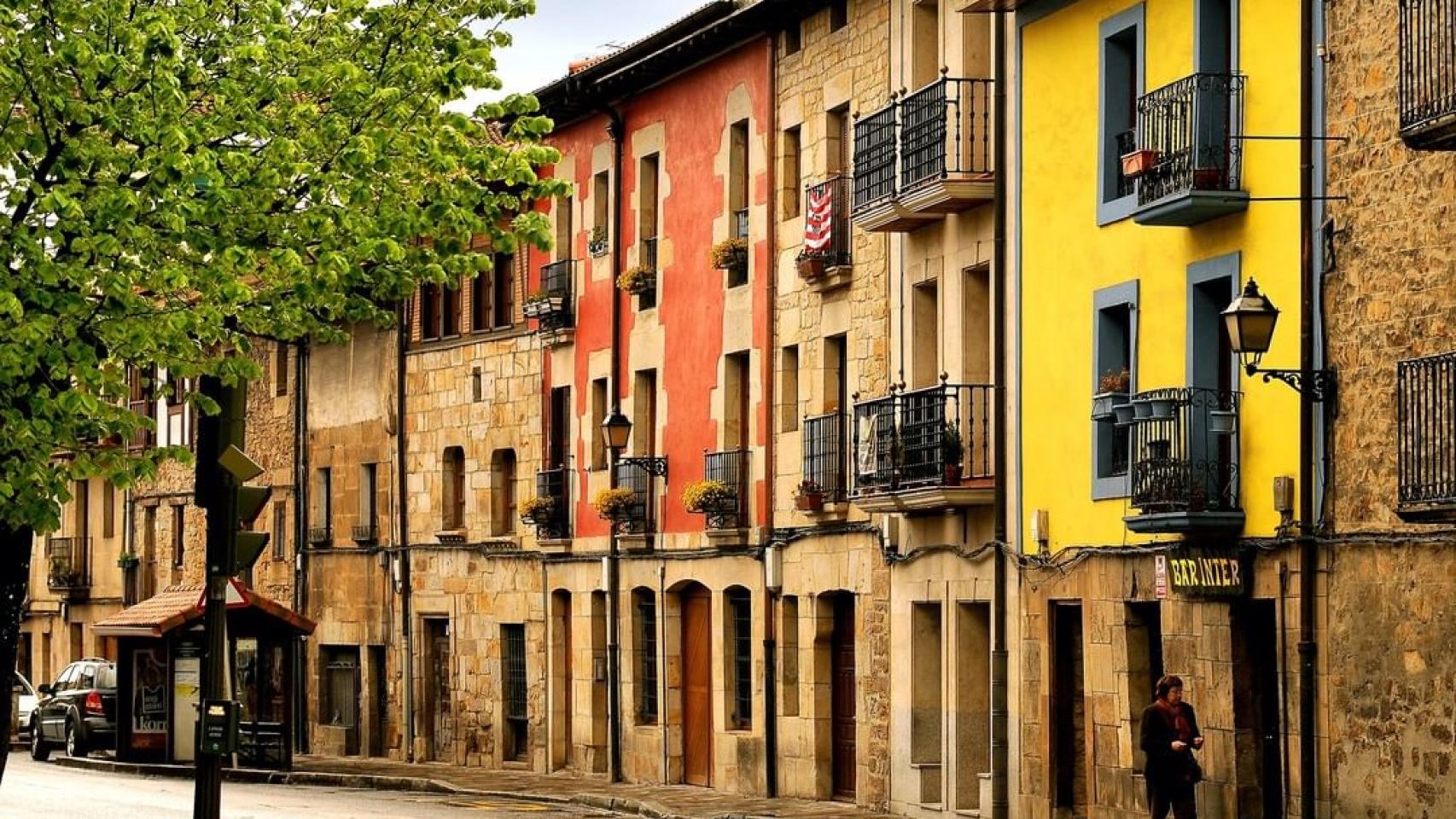 El pueblo vasco Conjunto Histórico perfecto para recorrer a pie. 