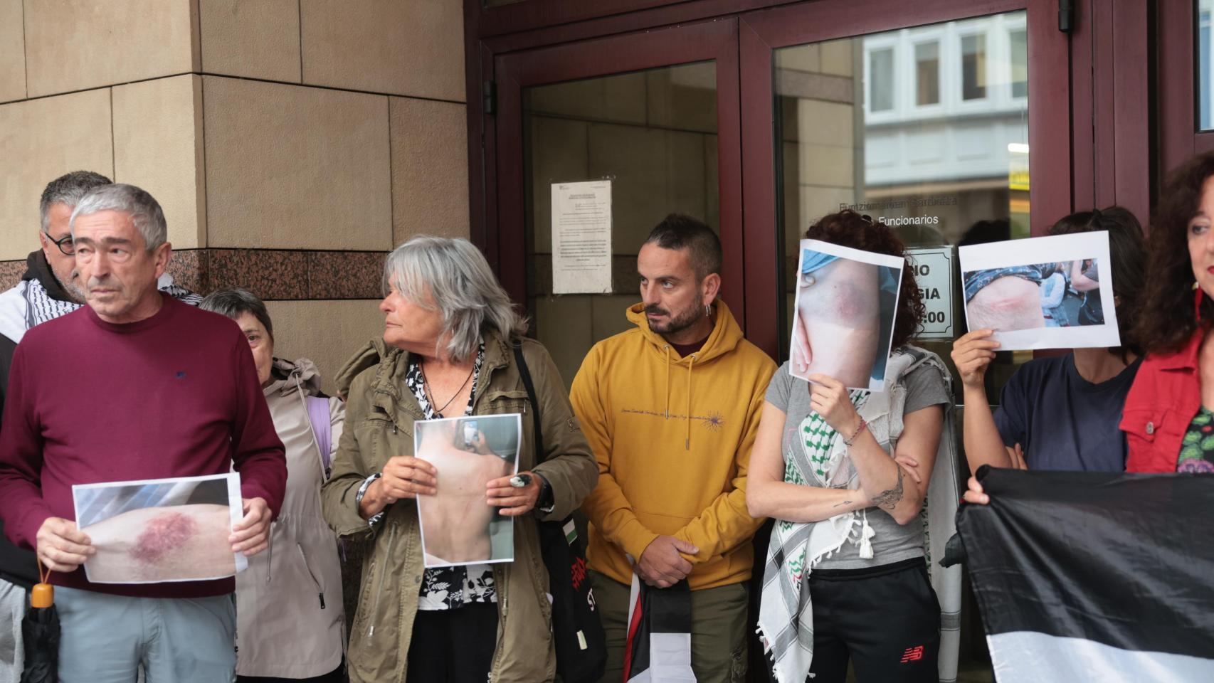 La delegación vasca de la Global Sumud Flotilla presenta denuncia en el juzgado de Bilbao