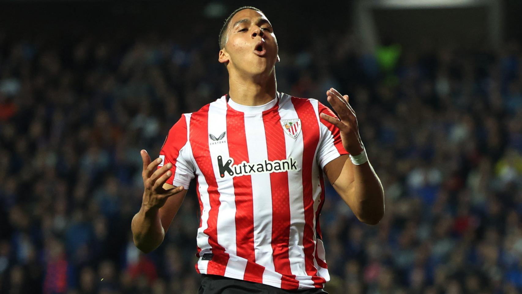 Maroan Sannadi, jugador del Athletic Club. 
