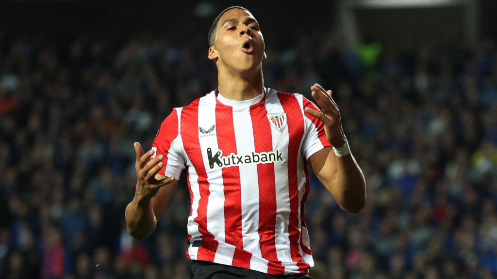 Maroan Sannadi, jugador del Athletic Club. 
