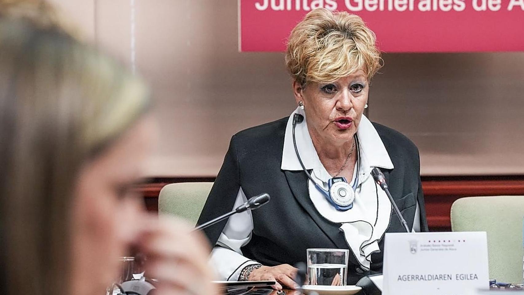 La Diputada Foral de Cultura y Deporte, Ana del Val.