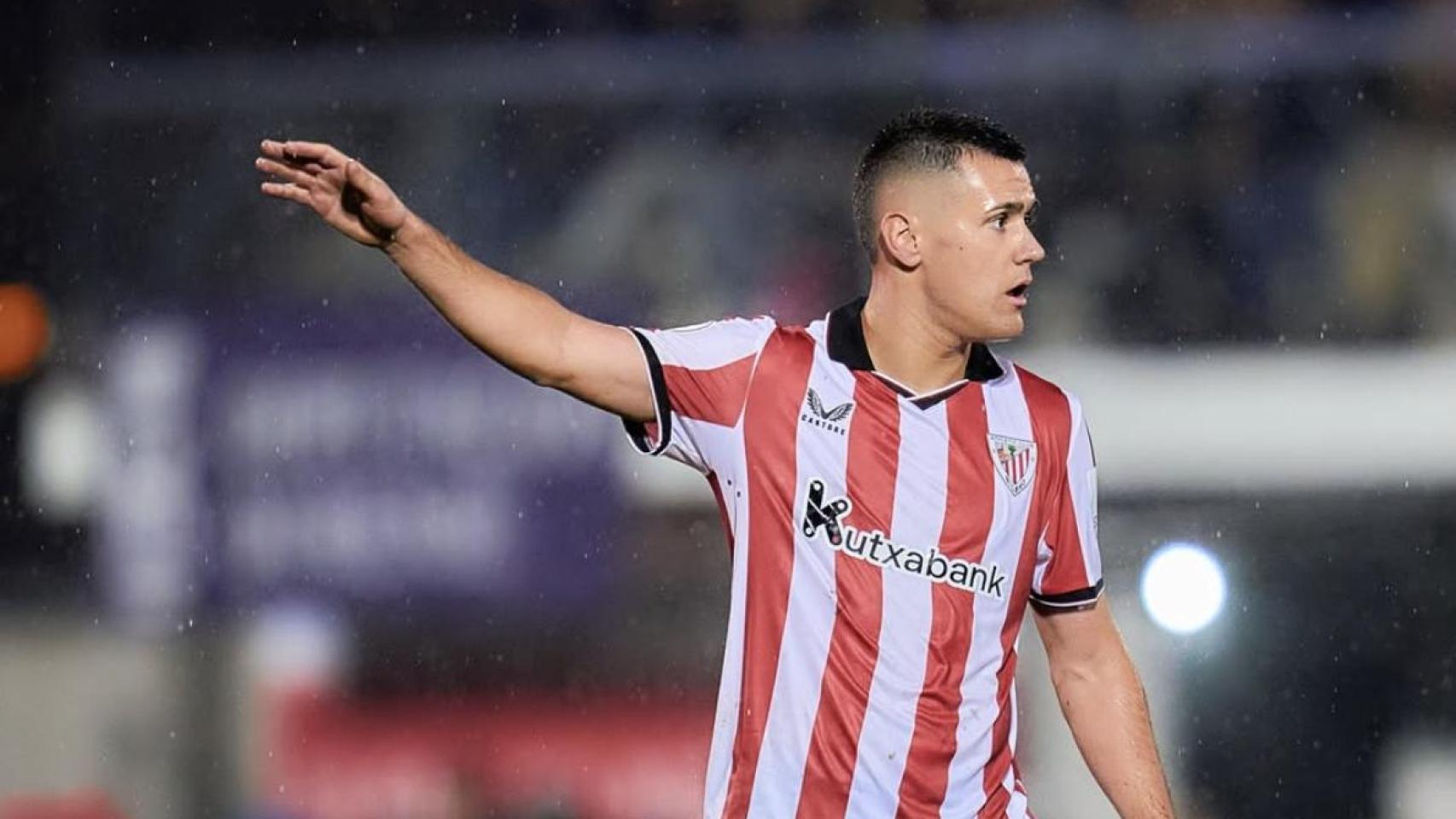 El jugador del Athletic Club, Urko Izeta. 