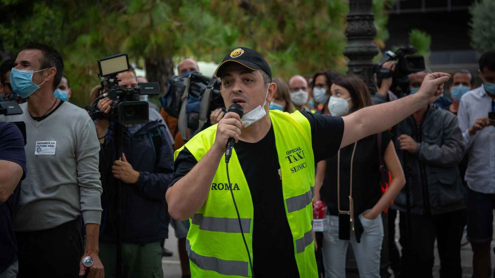 El portaveu del sindicat Élite Taxi, Tito Álvarez