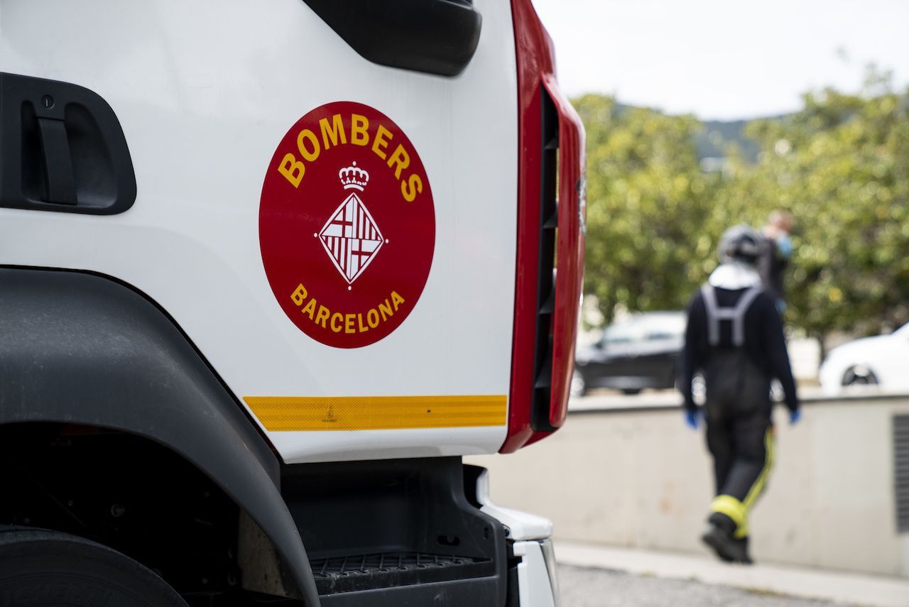 Bombers de Barcelona, en un accident / TWITTER BOMBERS