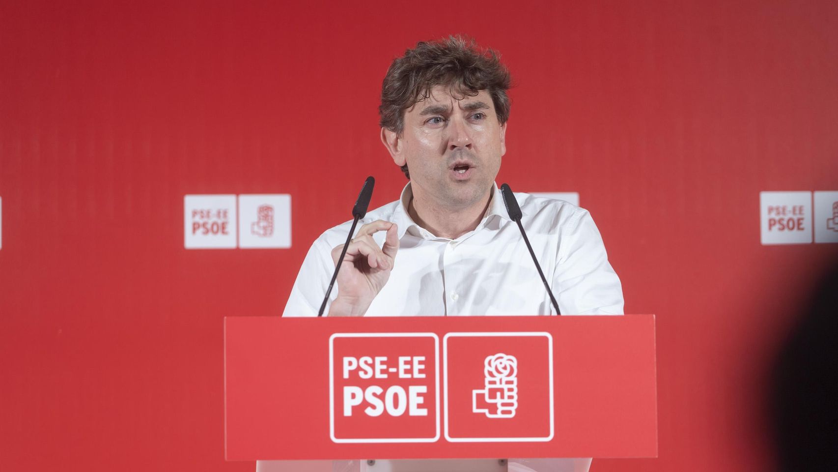 Eneko Andueza, líder del PSE.