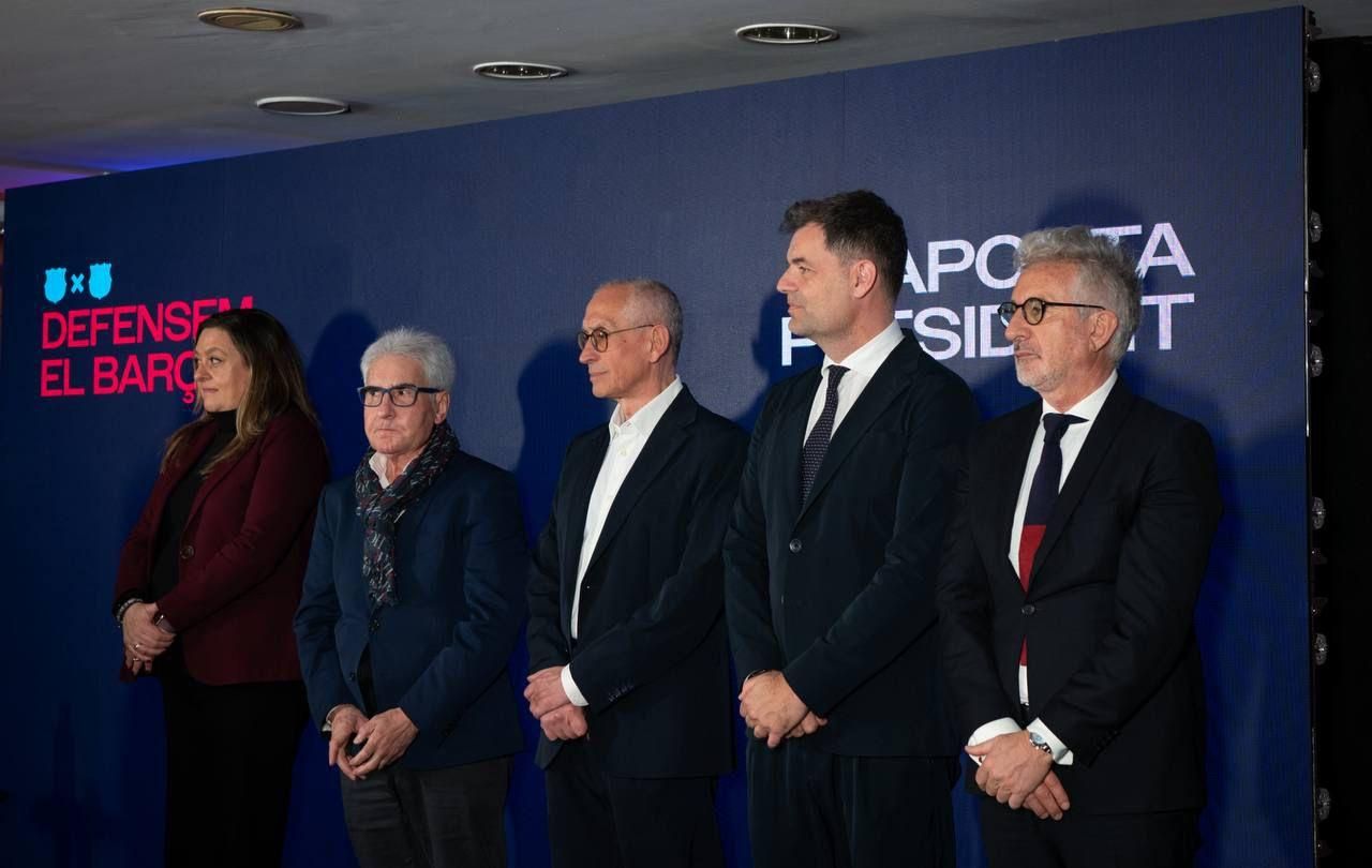 Elena Fort, Antonio Escudero, Ferran Olivé, Joan Soler y Xavi Puig