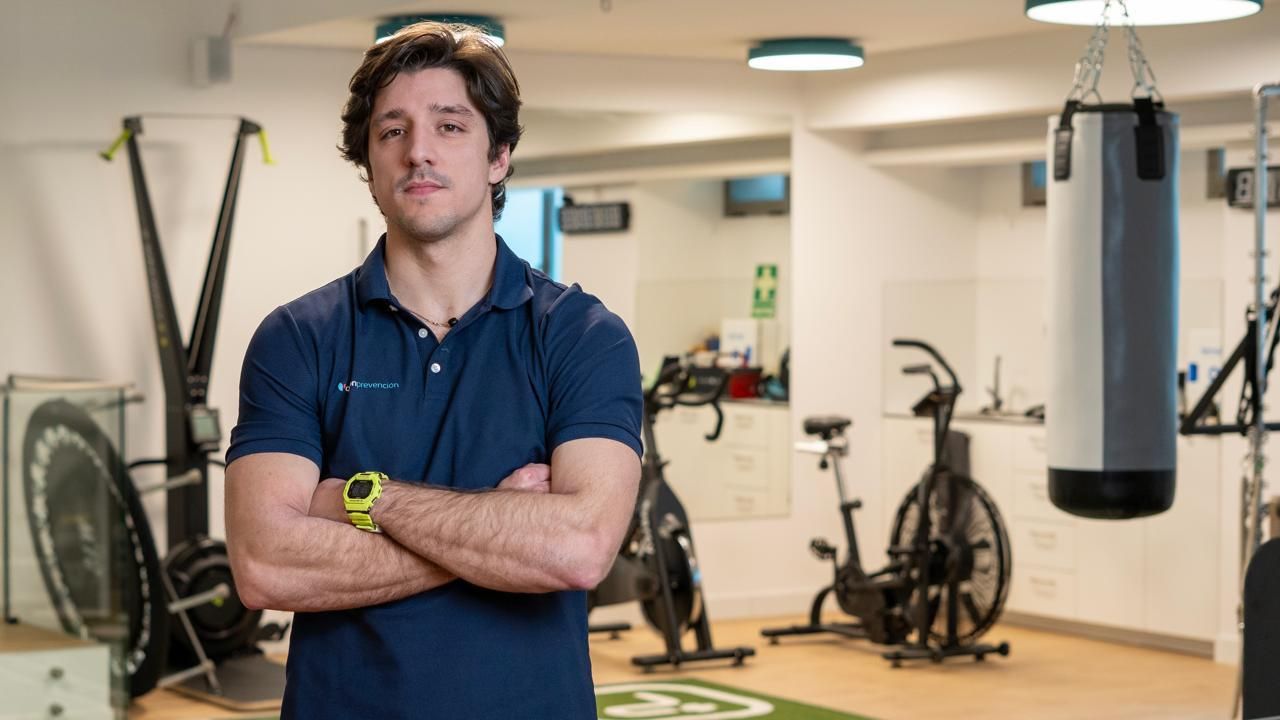 Álvaro García Rosado, fisioterapeuta del Health Center Quirónprevención