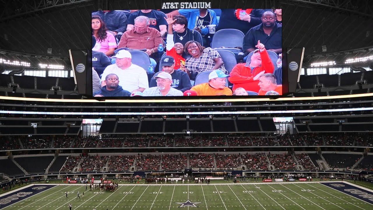 La pantalla de l'AT&T Stadium