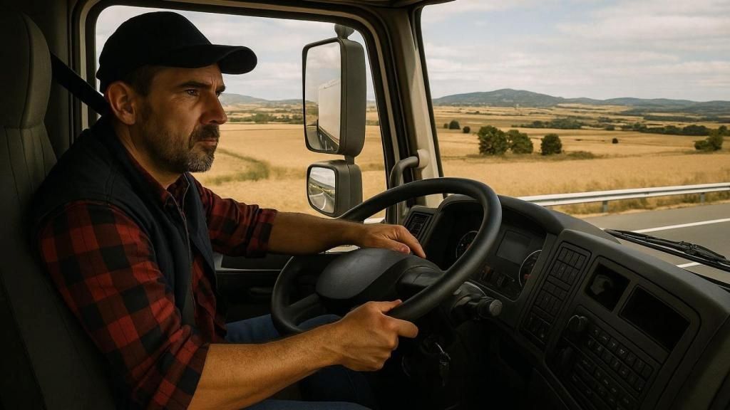 Un camionero Imagen creada por IA
